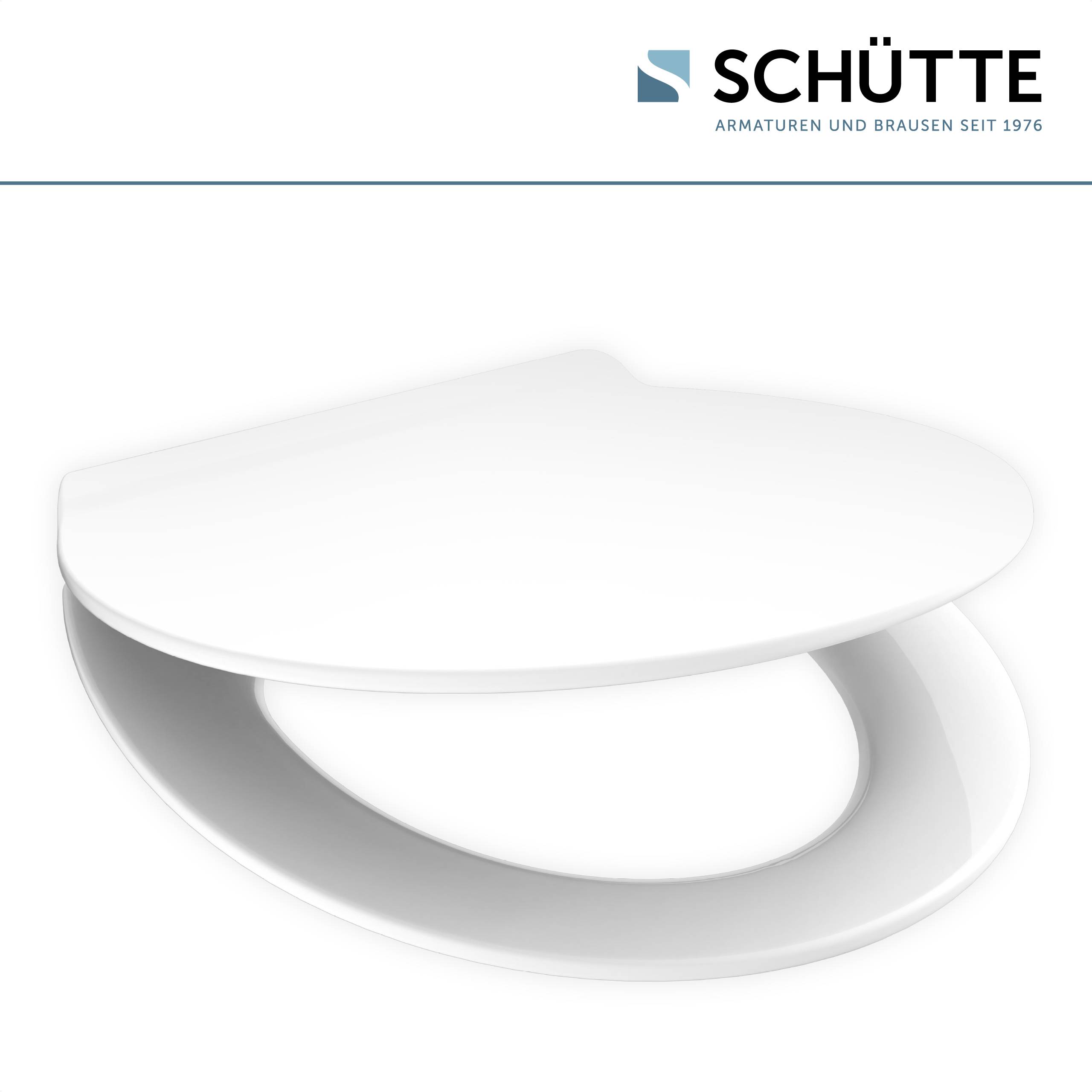 Duroplast WC-Sitz WHITE, PRO 9, mit Absenkautomatik und Schnellverschluss