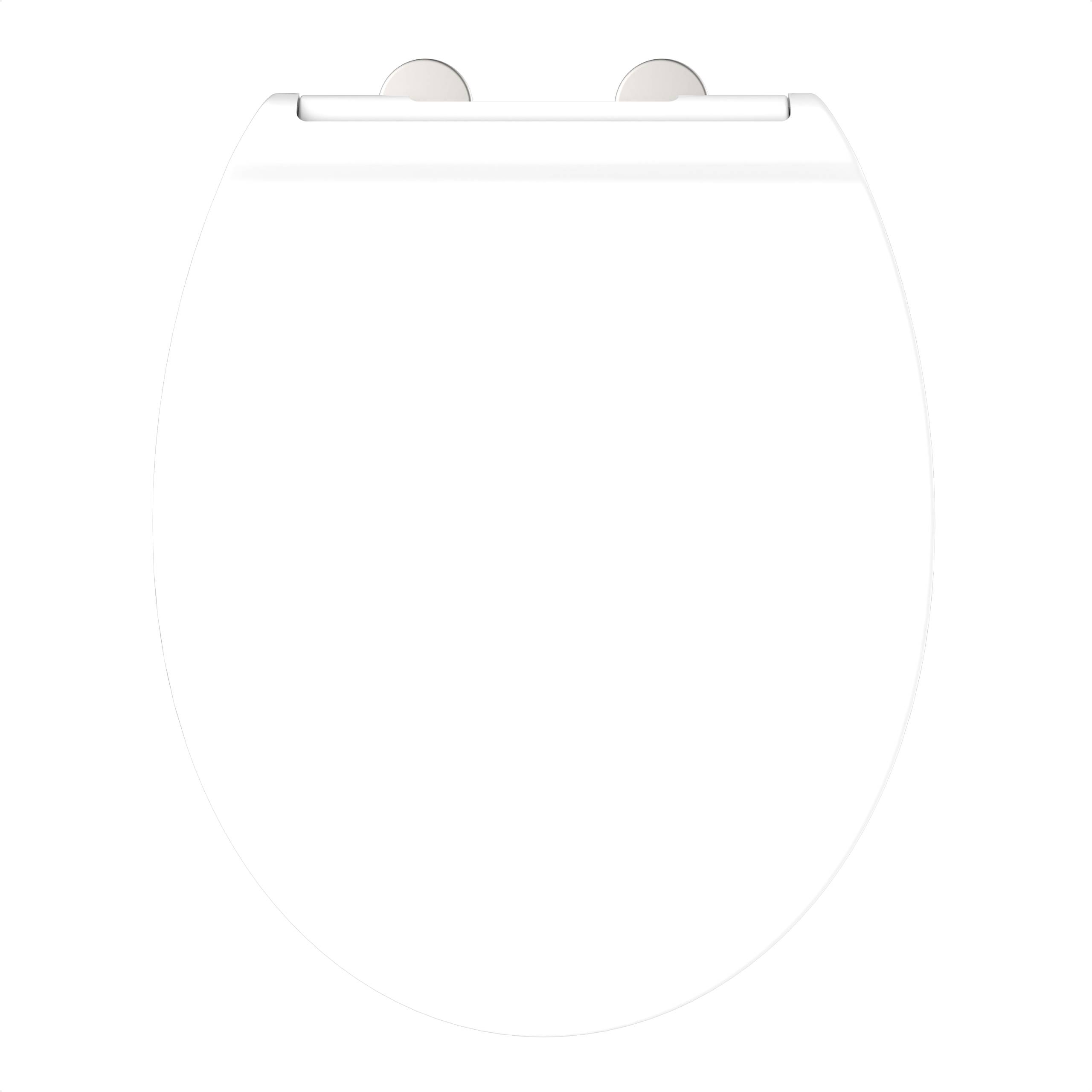 Duroplast WC-Sitz WHITE, PRO 9, mit Absenkautomatik und Schnellverschluss