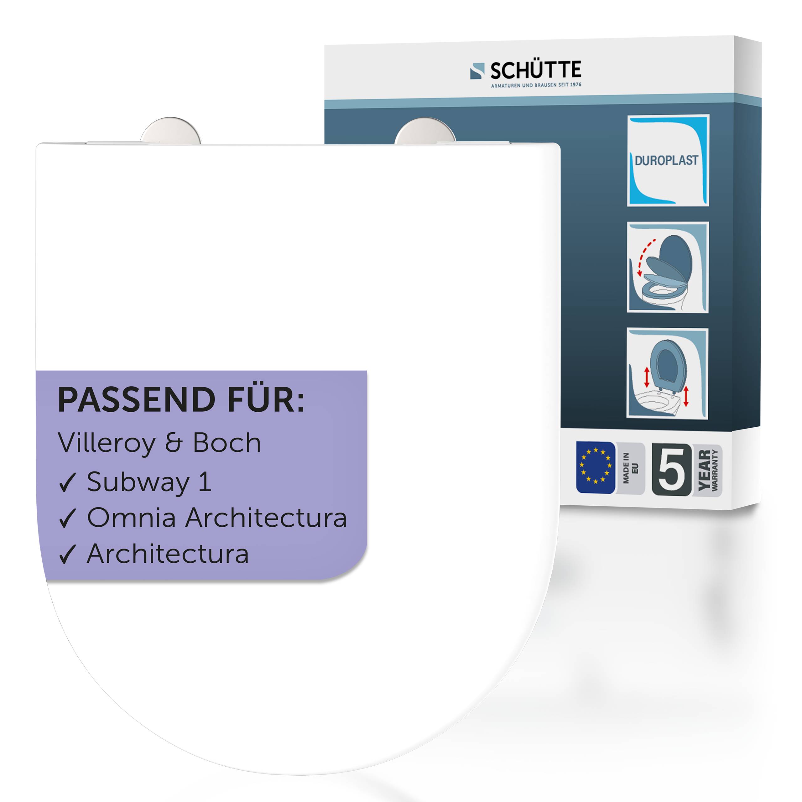 Ein moderner Chromküchenarmatur mit einem einzelnen Hebel und einer ausziehbaren Sprühbrause, neben ihrer Verpackungsbox mit der Marke 'Schütte' angezeigt.