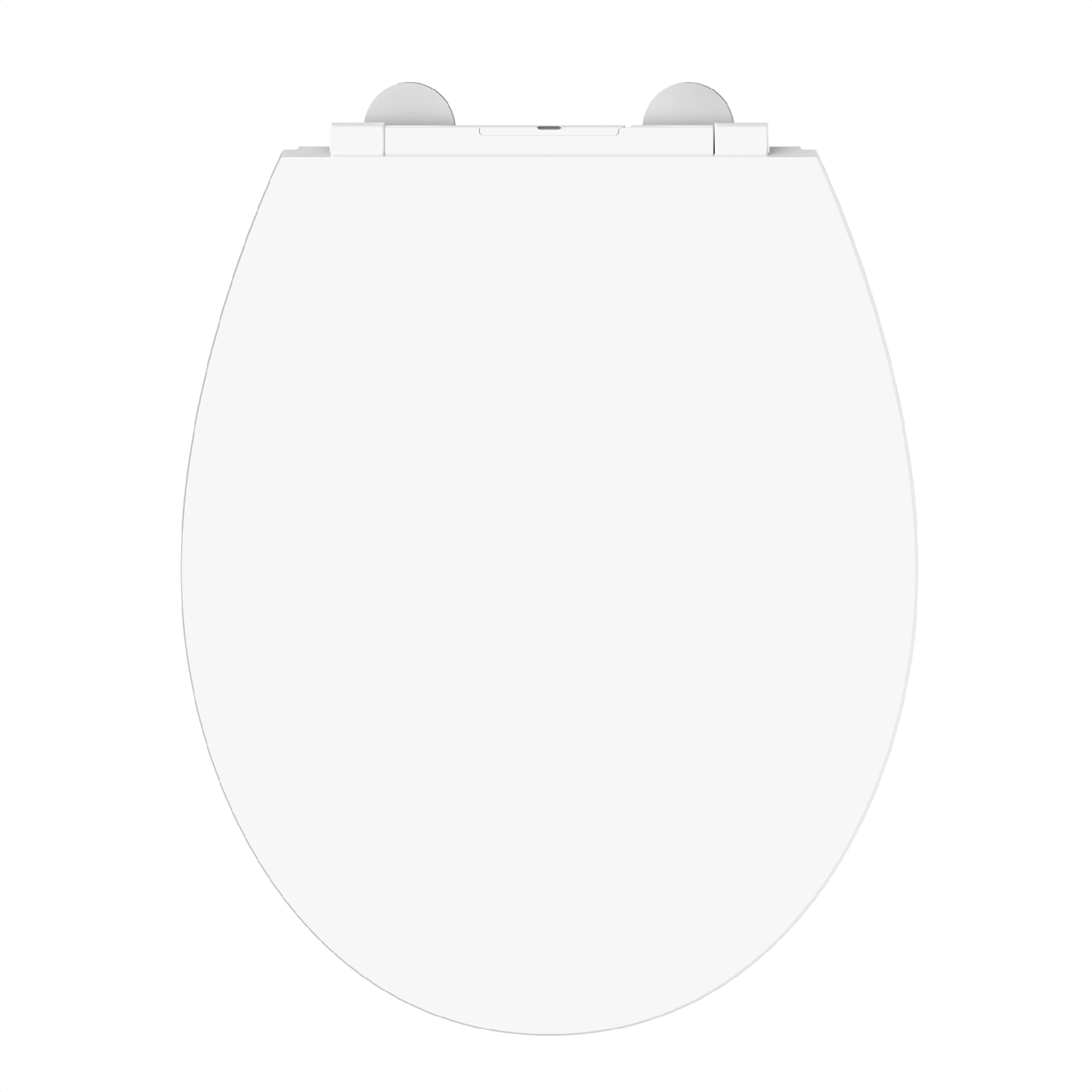 Duroplast WC-Sitz, mit LED Nachtlicht, mit Absenkautomatik und Schnellverschluss