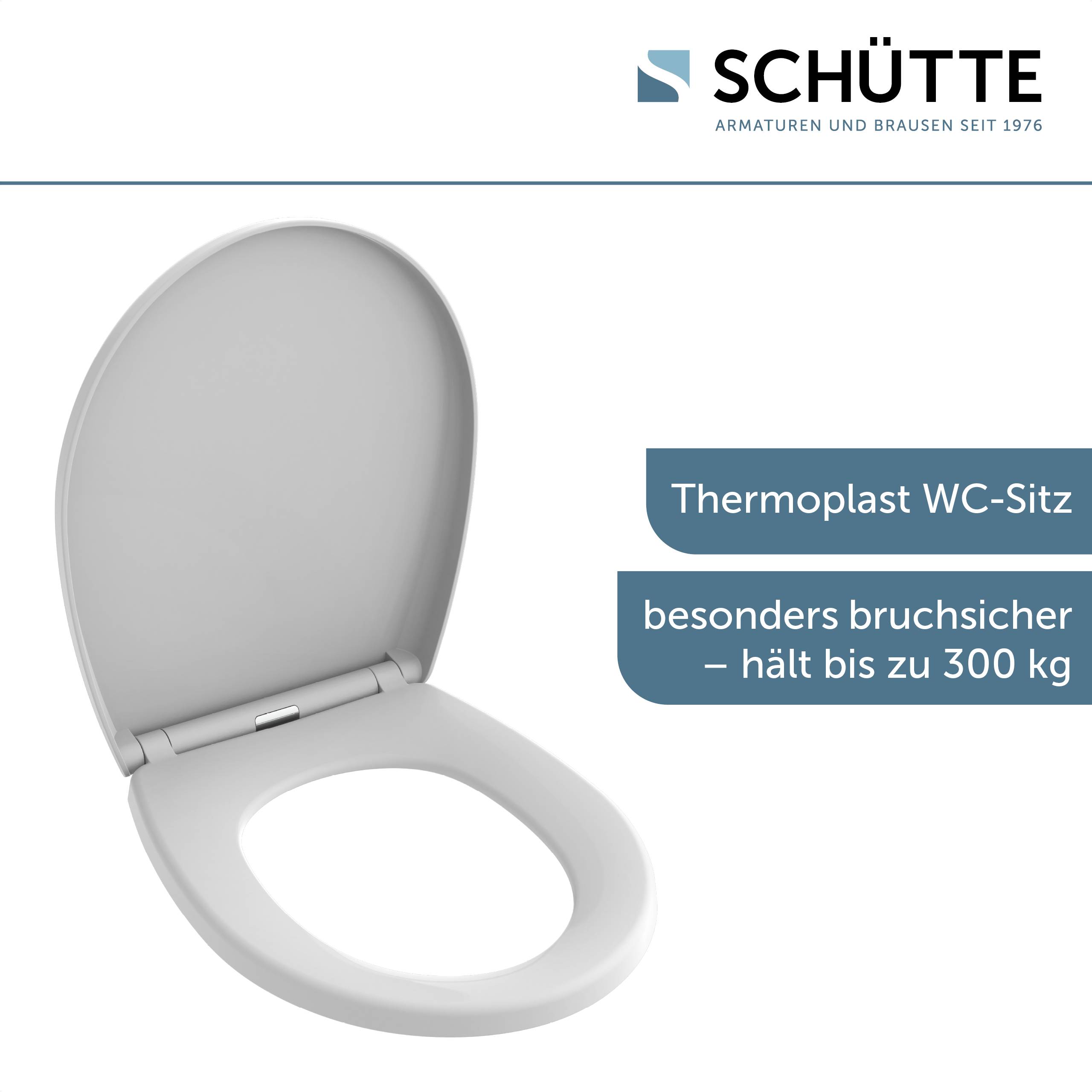 Thermoplast WC-Sitz WHITE, PREMIUM, mit Absenkautomatik und Schnellverschluss