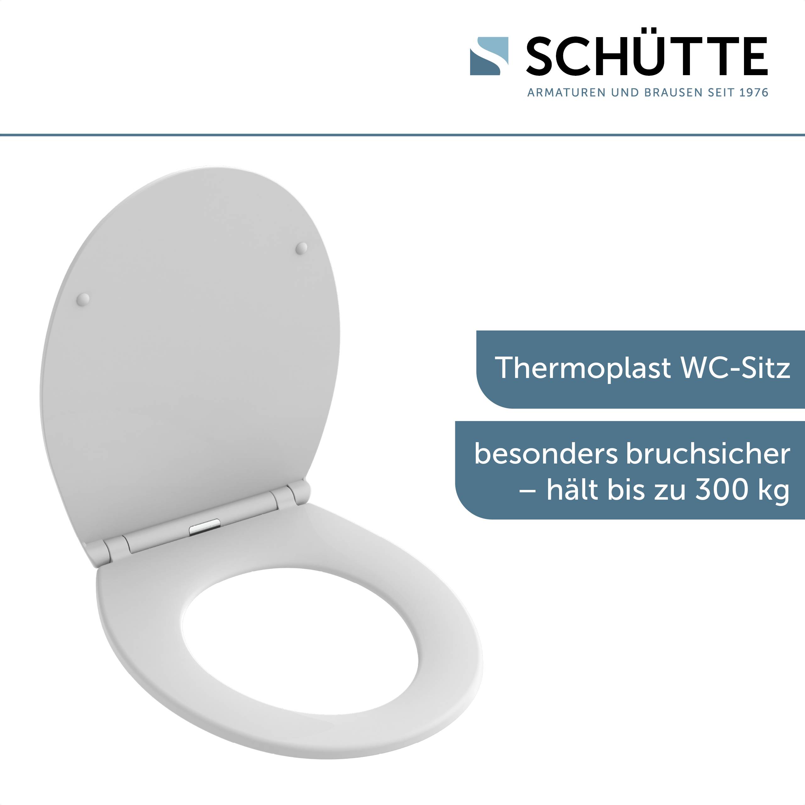 Thermoplast WC-Sitz WHITE, PREMIUM, mit Absenkautomatik und Schnellverschluss