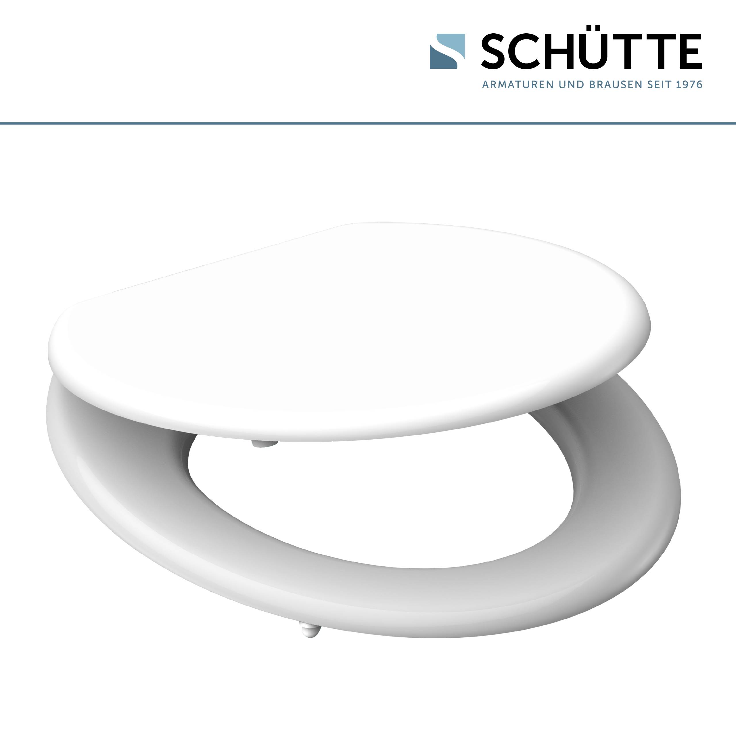 Holzkern WC-Sitz, WHITE