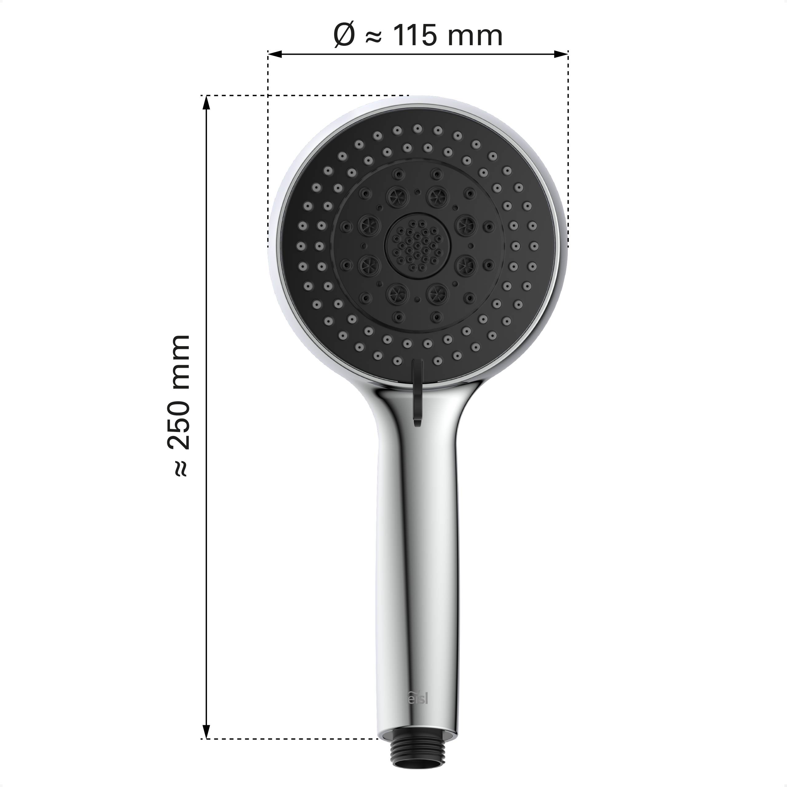 SPEED Handbrause, Chrom