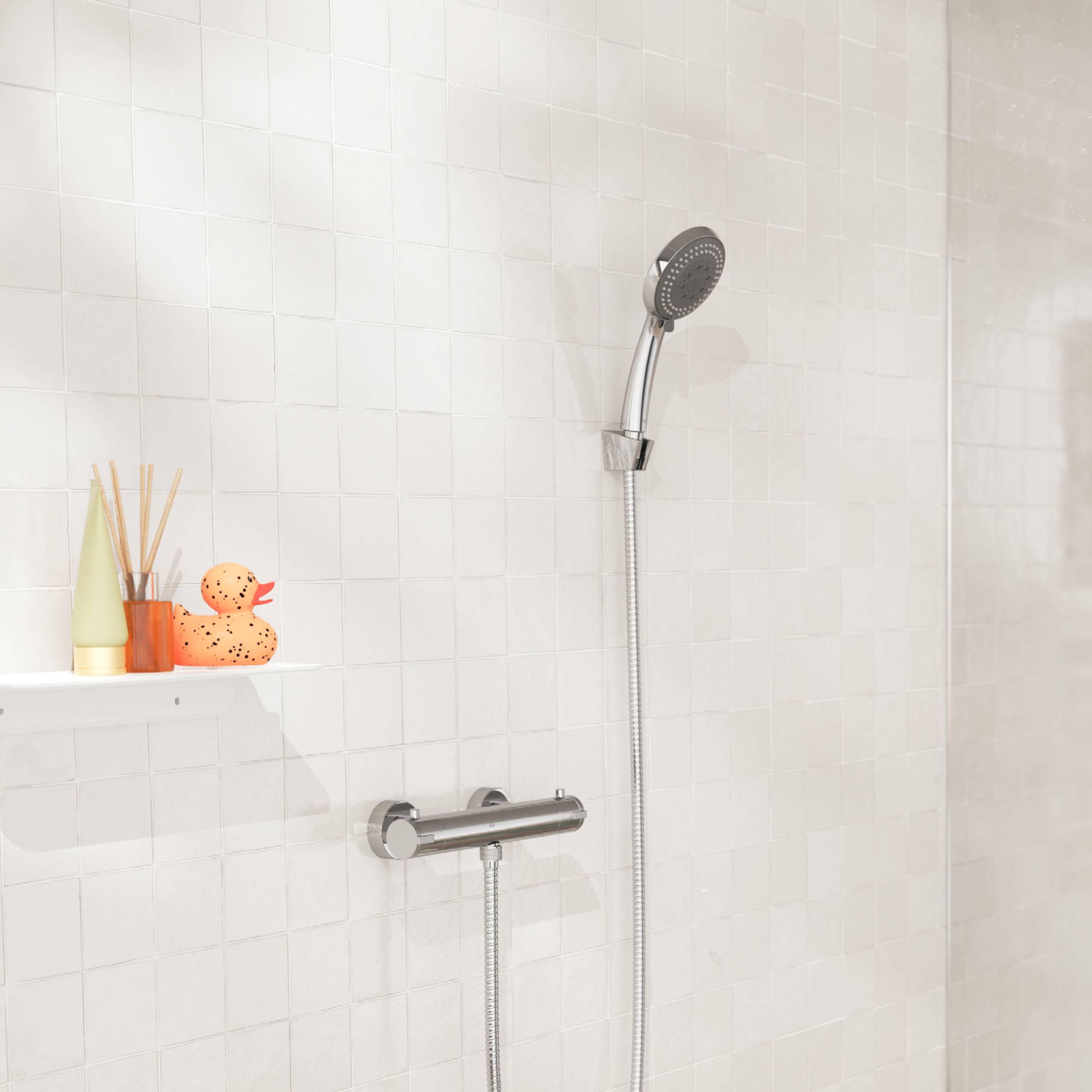 SPEED Handbrause-Set, Chrom