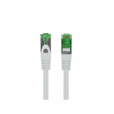 Zwei grüne Ethernet-Steckverbinder mit weißen Kabeln kommen von unten heraus.