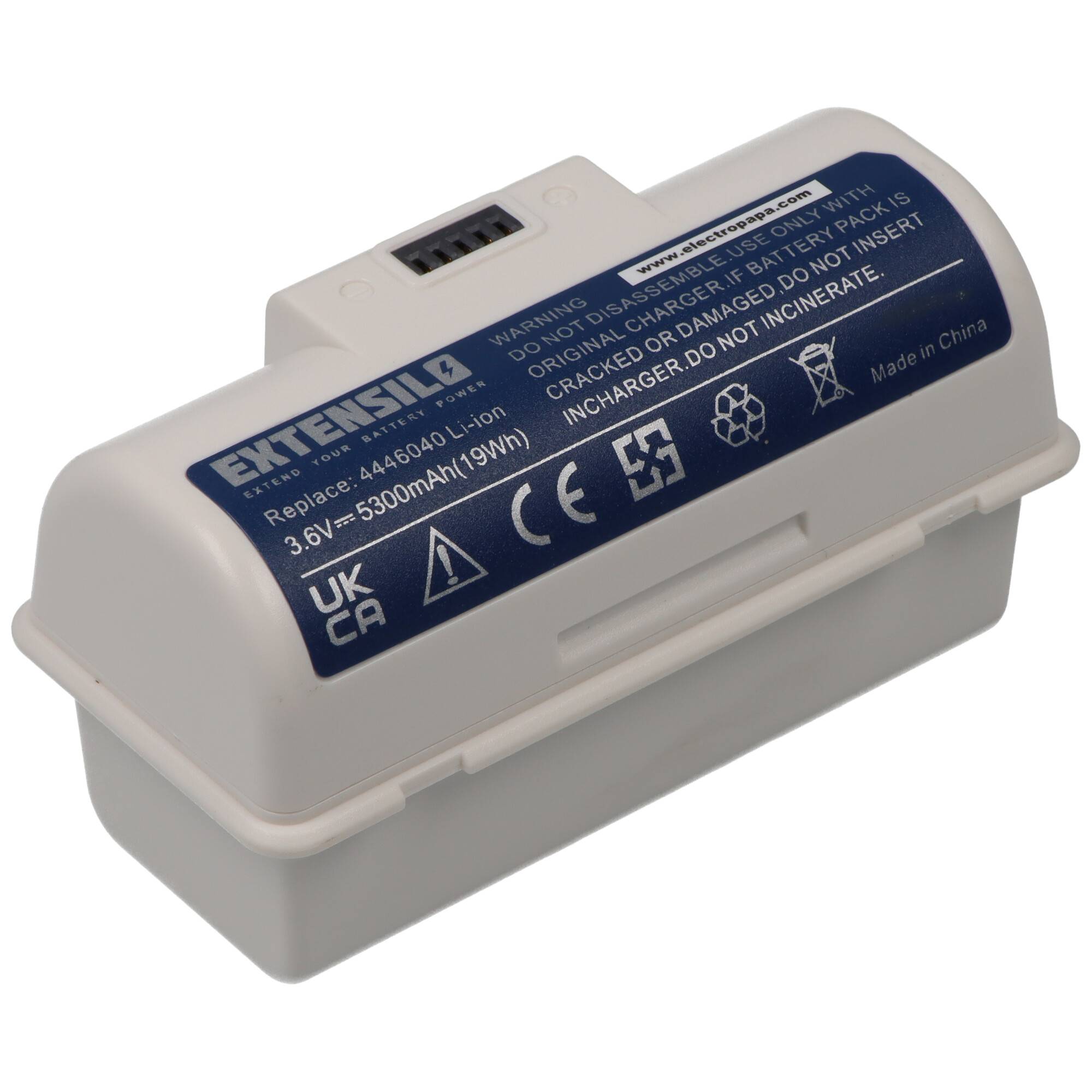 Batterie mit Kennzeichnung „EXTENSIQ