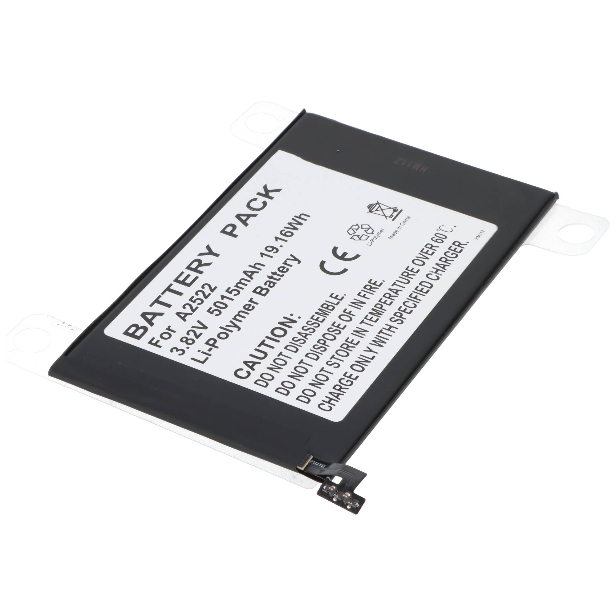 Akku passend für A2522 für Mac Apple iPad mini 6, A2567, Li-Polymer, 3,82V, 5015mAh, 19,2Wh, built-in