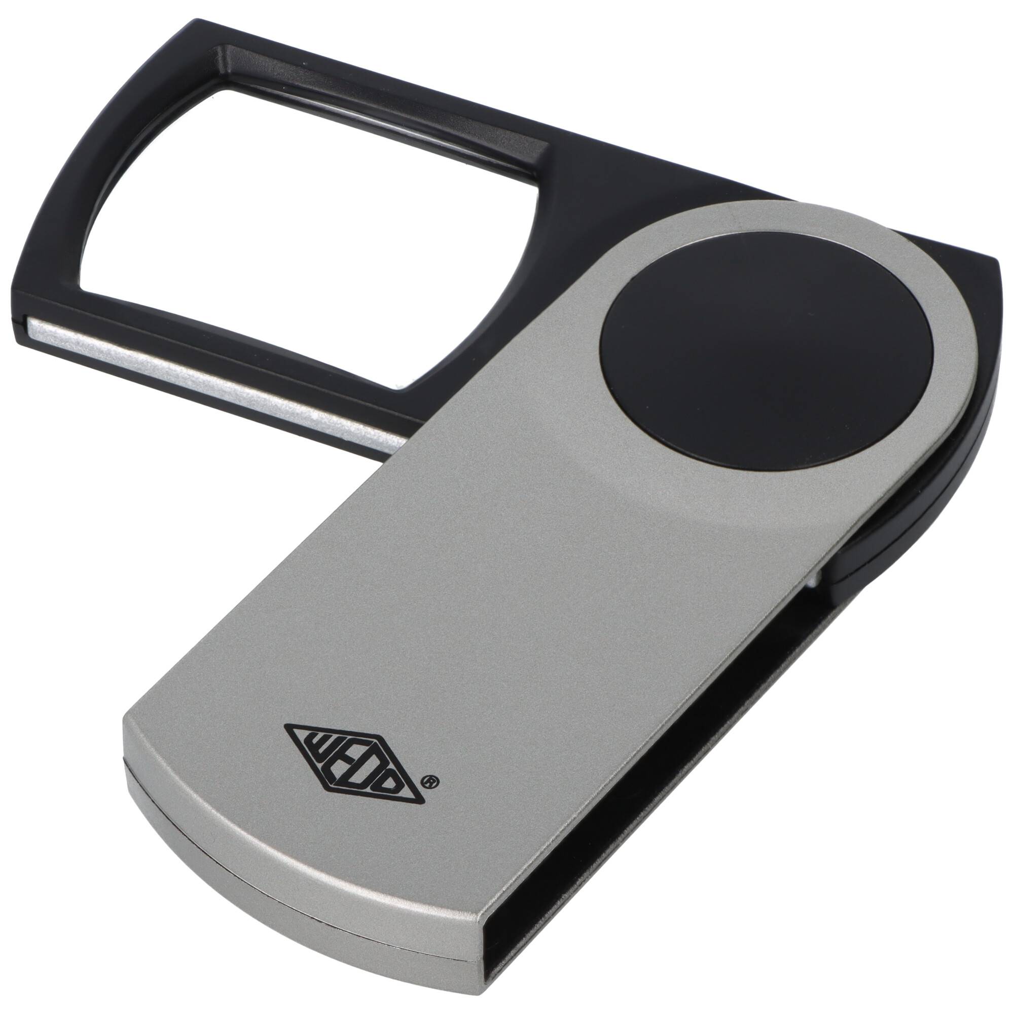 Leuchtlupe SWING-IT mit 3-facher Vergrößerung, extra helles LED-Licht, inkl. Batterien, farbig sortiert