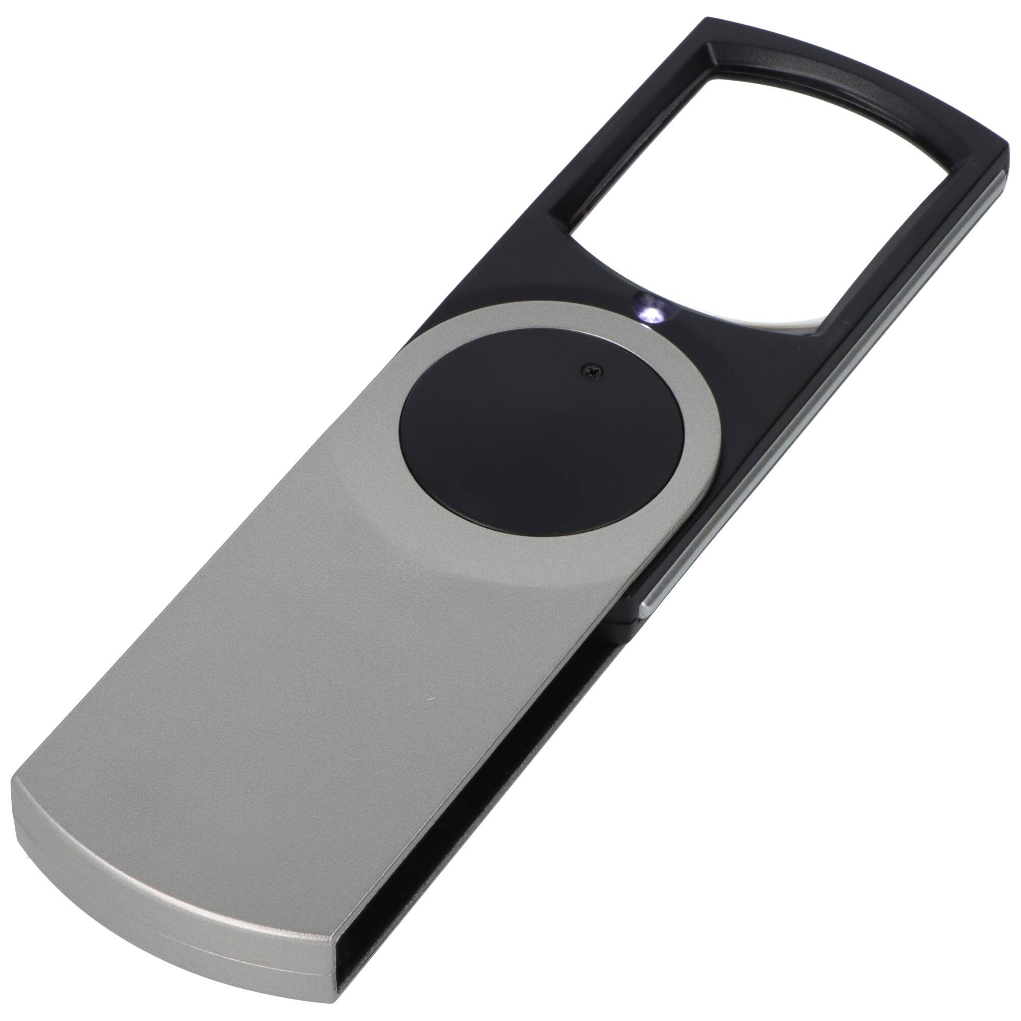 Leuchtlupe SWING-IT mit 3-facher Vergrößerung, extra helles LED-Licht, inkl. Batterien, farbig sortiert