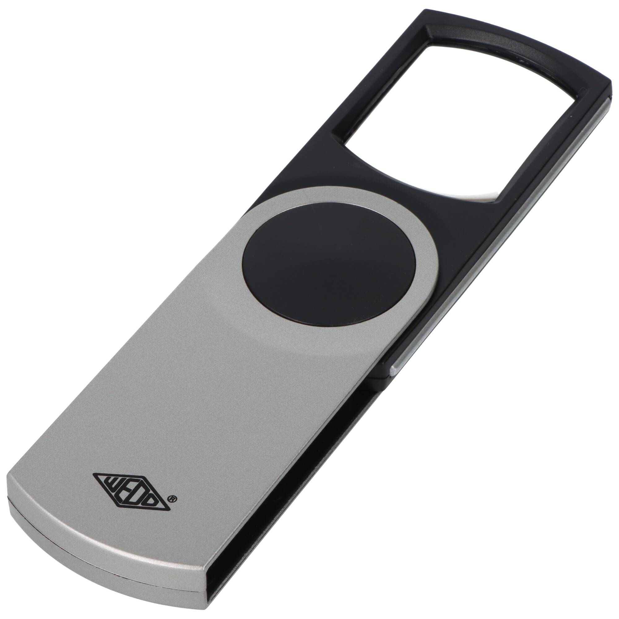 Leuchtlupe SWING-IT mit 3-facher Vergrößerung, extra helles LED-Licht, inkl. Batterien, farbig sortiert