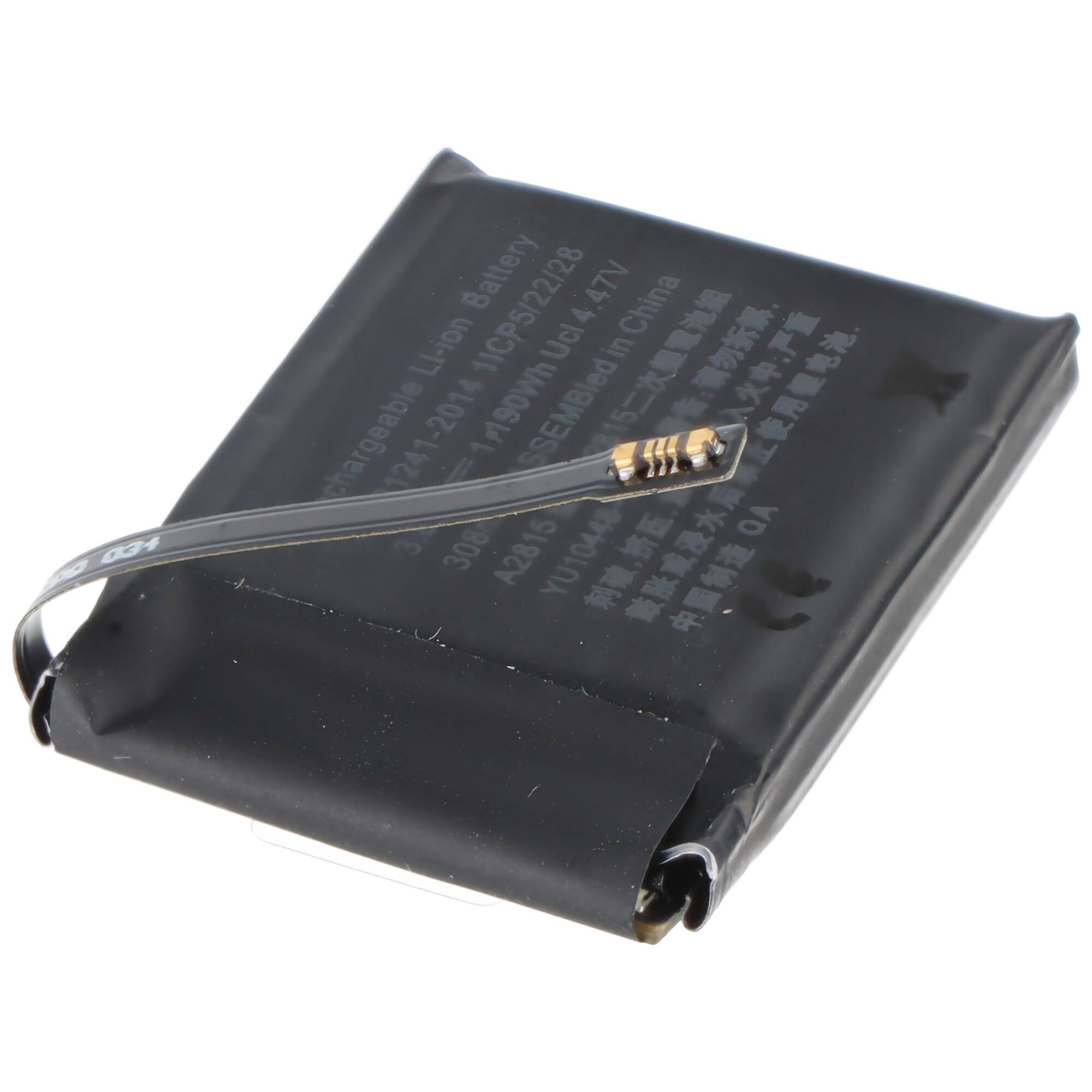 Akku passend für Apple Watch Series 8 45mm, A2771, Li-Polymer, 3,86V, 308mAh, 1,19Wh, ohne Werkzeug