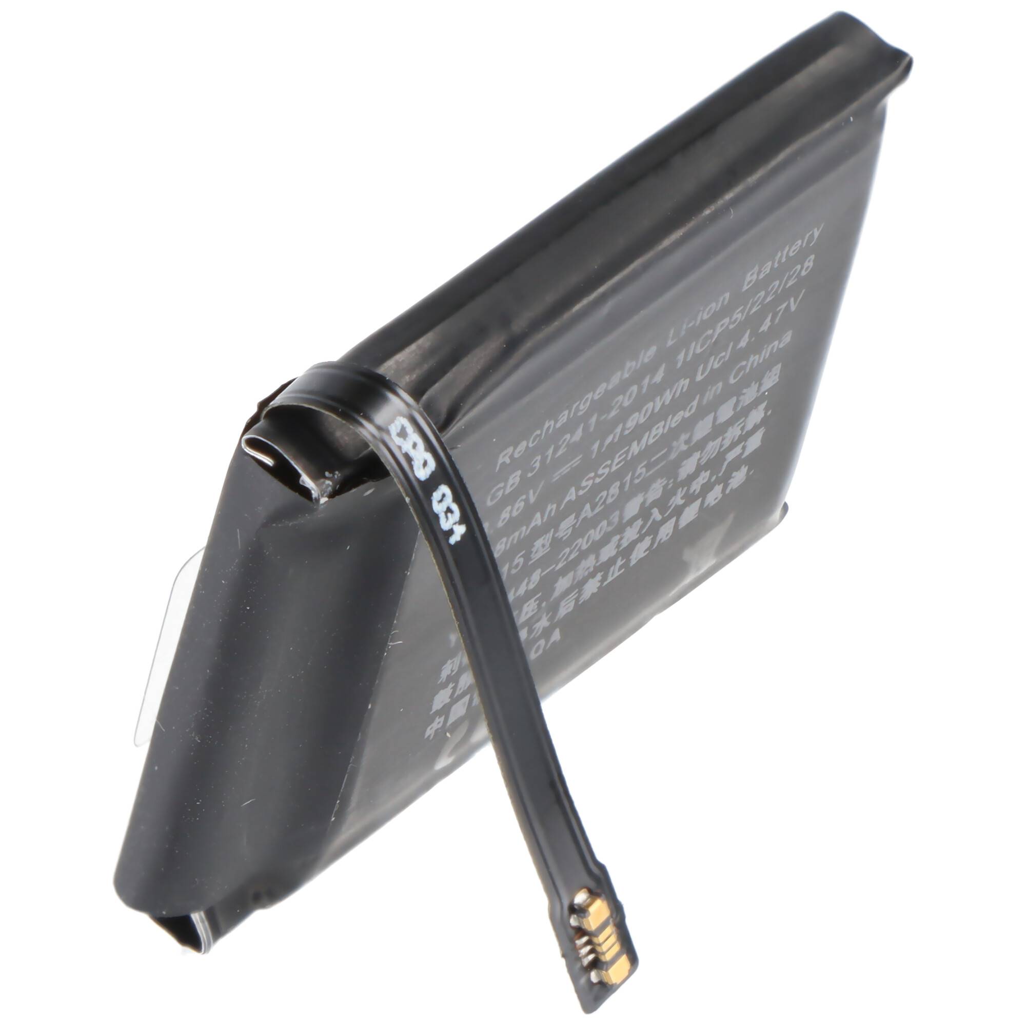 Akku passend für Apple Watch Series 8 45mm, A2771, Li-Polymer, 3,86V, 308mAh, 1,19Wh, ohne Werkzeug