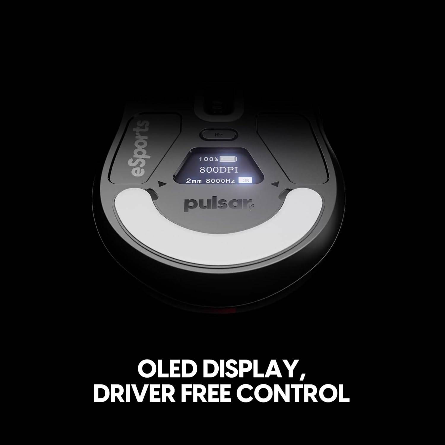 Pulsar Gaming Gears X2H v3 ES kabellose Maus 32000 DPI 750 IPS XS-1-Sensor black