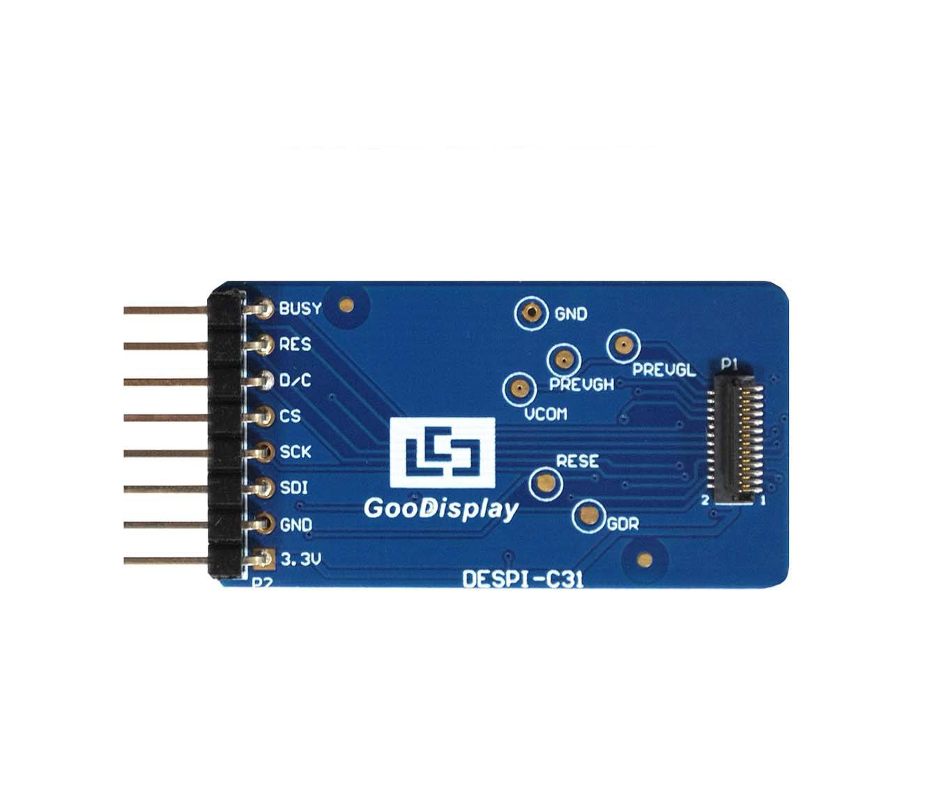 GooDisplay 3.1inch E-Paper HAT Adapter Board DESPI-C31