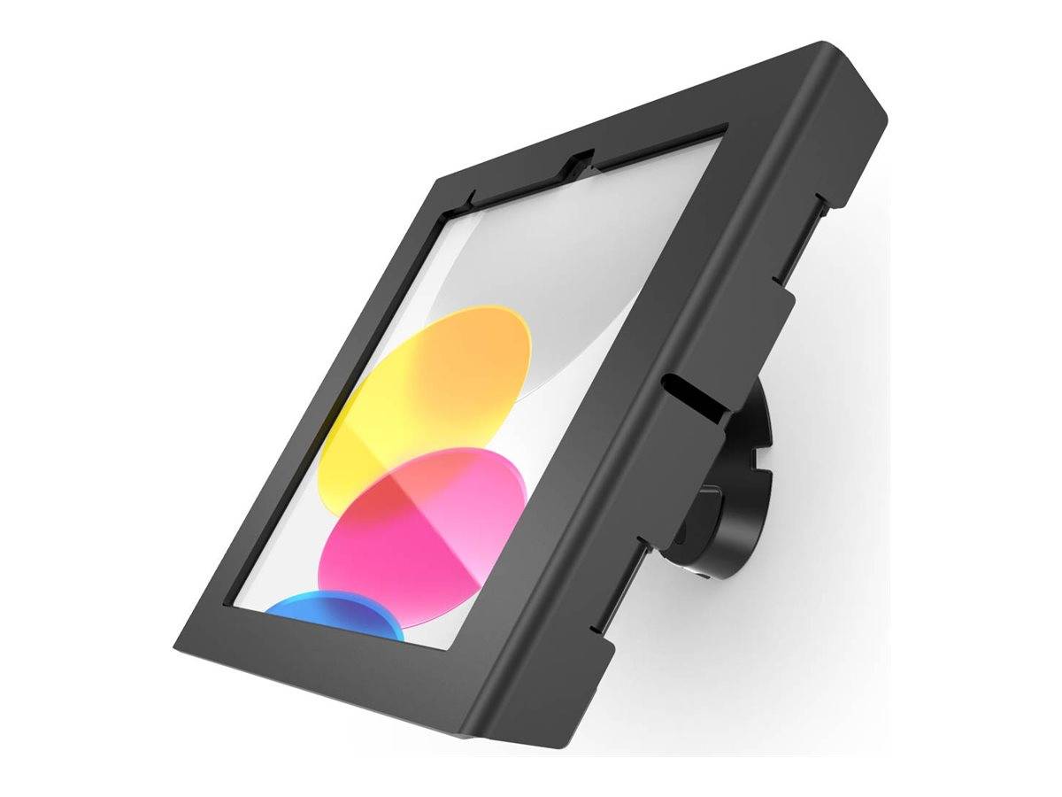 Futuristisches Wandpaneel mit farbenfrohen, geschwungenen Designelementen und elegantem weißen Rahmen.