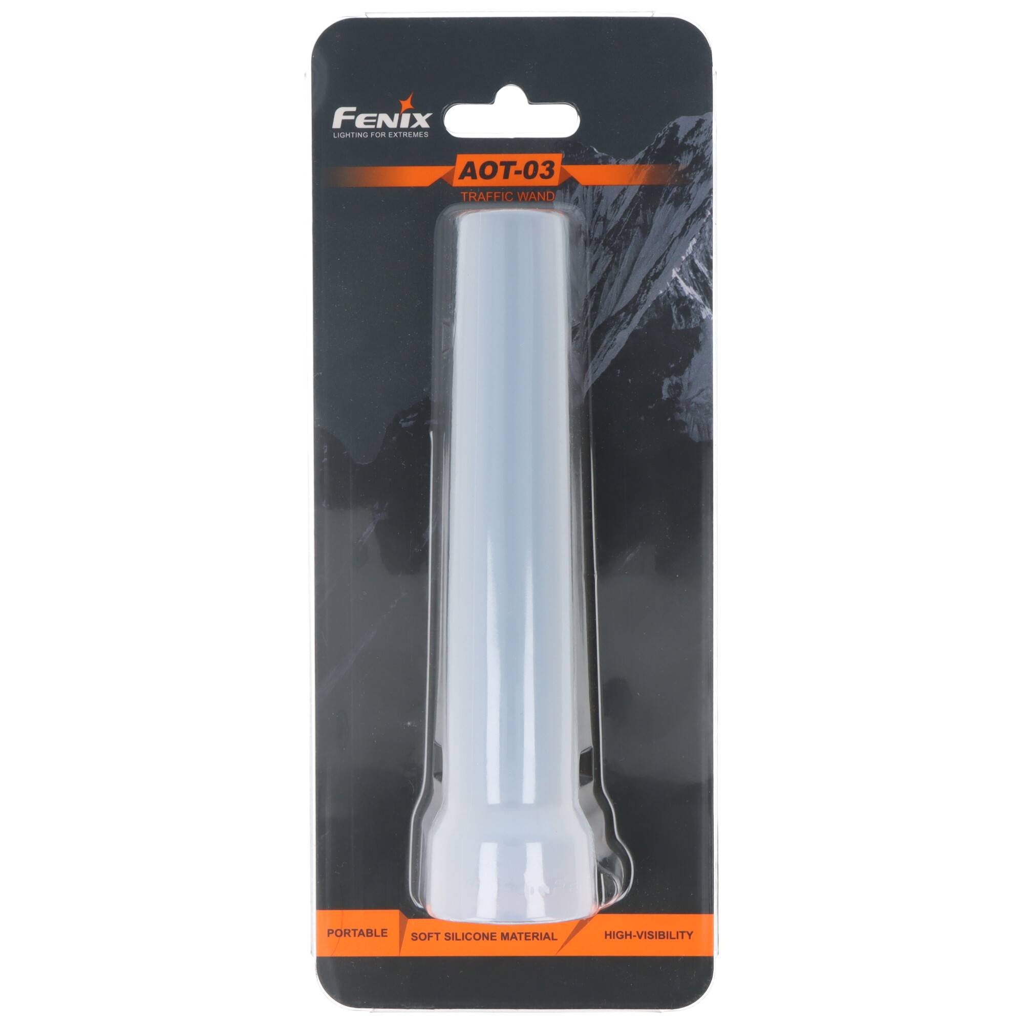 Fenix AOT-03 Traffic Wand, Taschenlampen Warnaufsatz passend für Fenix E28R V2.0, E35R, LD30R, PD36R, TK16 V2.0 Weiß