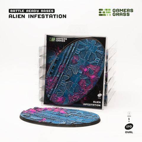 GamersGrass Alien Infestation - Oval 170mm (x1)