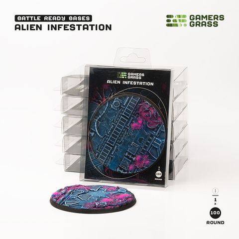 GamersGrass Alien Infestation - Round 100mm (x1)