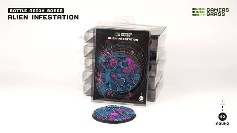 GamersGrass Alien Infestation - Round 80mm (x1)