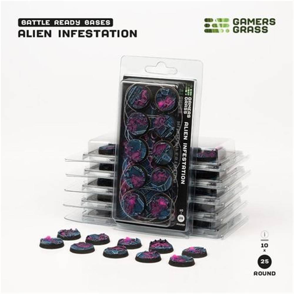 GamersGrass Alien Infestation - Round 25mm (x10)