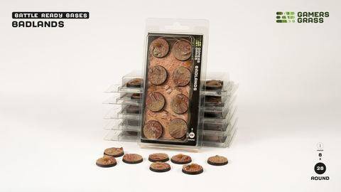 GamersGrass Badlands - Round 28mm (x8)