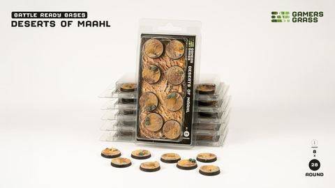 GamersGrass Deserts of Maahl - Round 28mm (x8)