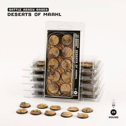 GamersGrass Deserts of Maahl - Round 25mm (x10)