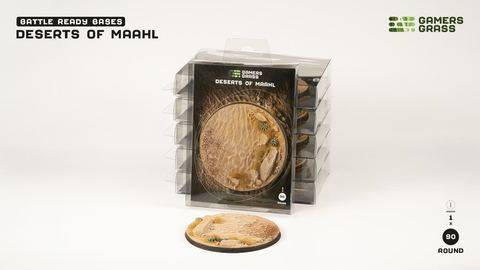 GamersGrass Deserts of Maahl - Round 90mm (x1)