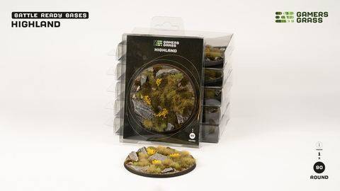 „Eine Hand, die eine detaillierte Fantasy-Krieger-Miniatur mit einem Pinsel bemalt. Der Text lautet: Schatten und Highlights in einem Anstrich.