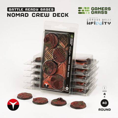 GamersGrass Nomad Crew Deck Round 40mm (4x)