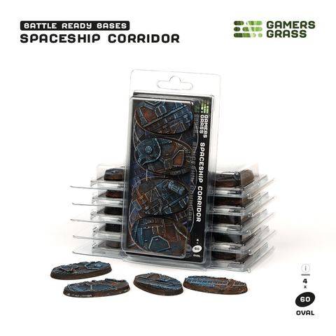 GamersGrass Spaceship Corridor - Oval 60mm (x4)