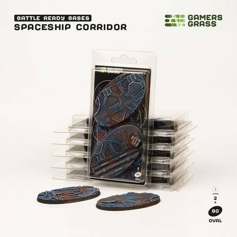 GamersGrass Spaceship Corridor - Oval 90mm (x2)