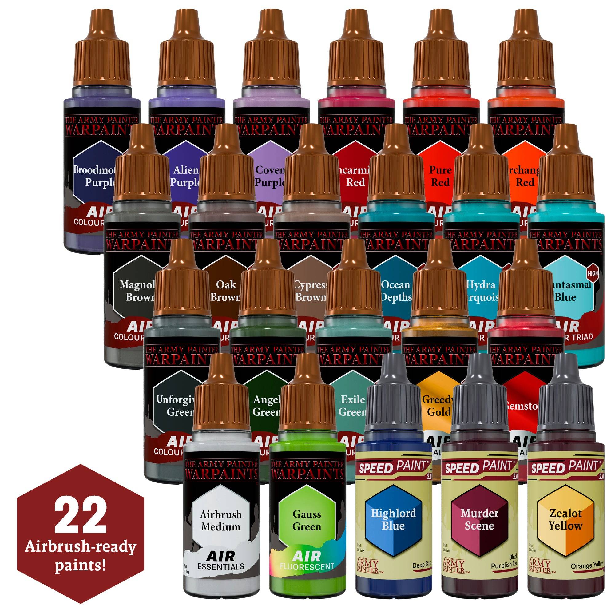 The Army Painter - Most Wanted Set - Warpaints Air