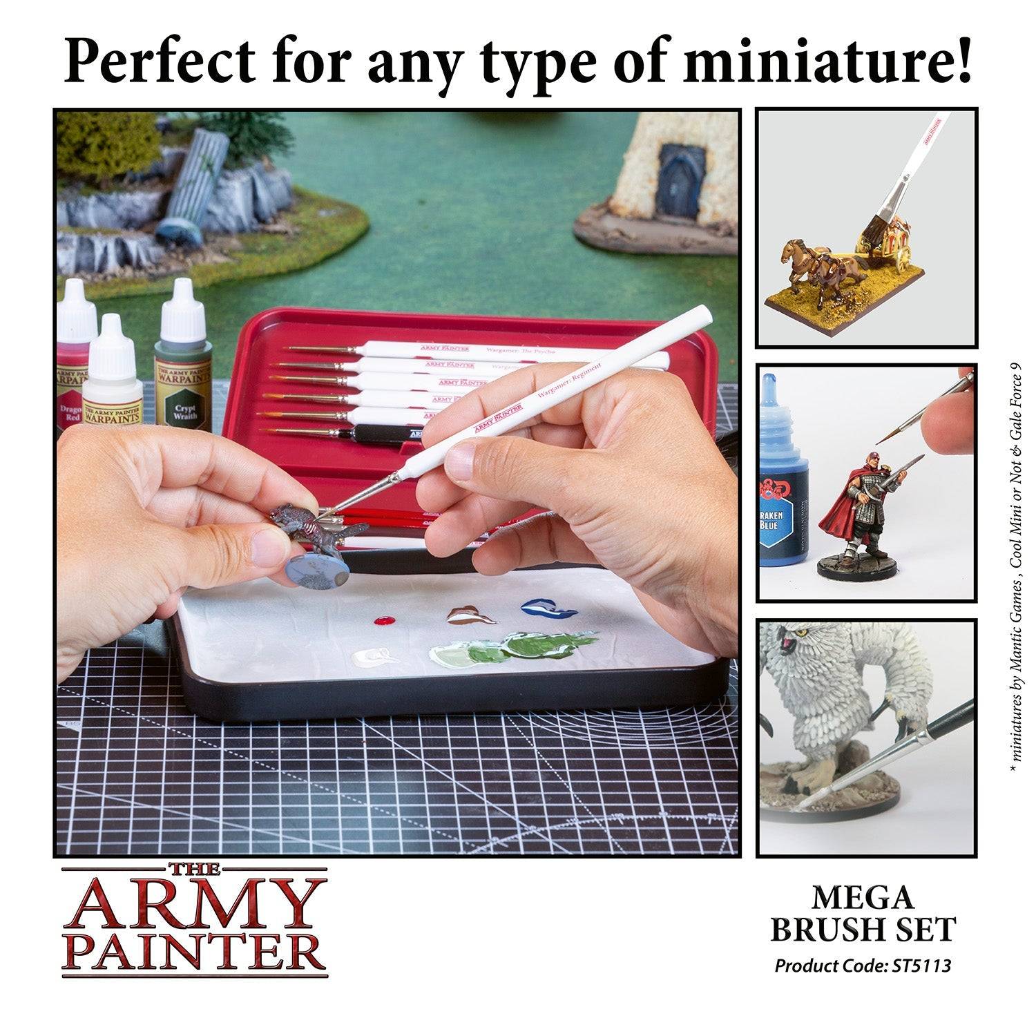 The Army Painter - Mega Brush Set