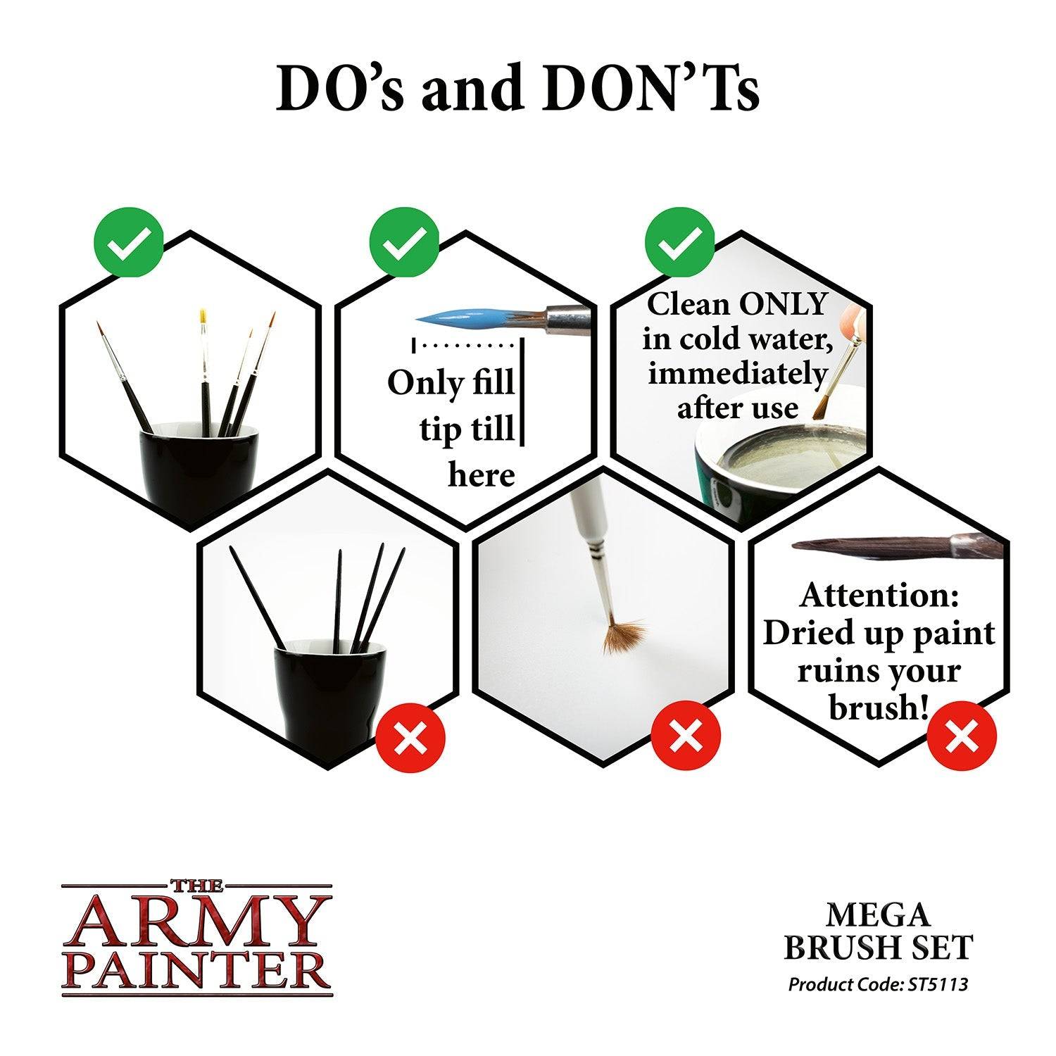 The Army Painter - Mega Brush Set