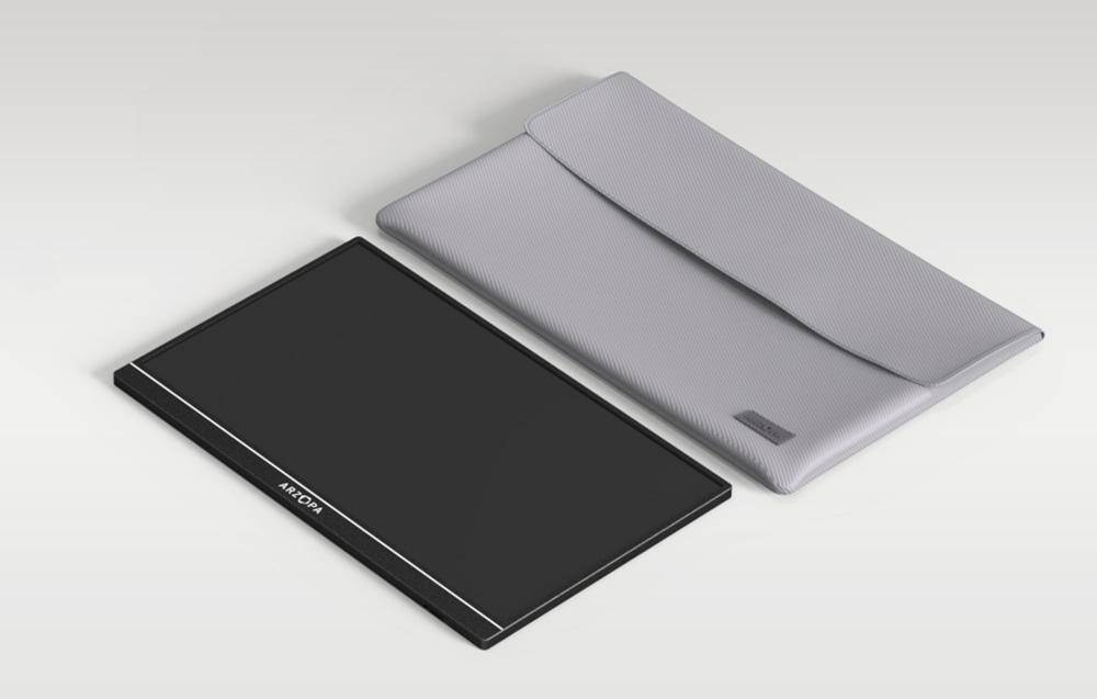 Ein schmales, schwarzes digitales Schreibtablett mit der Bezeichnung 