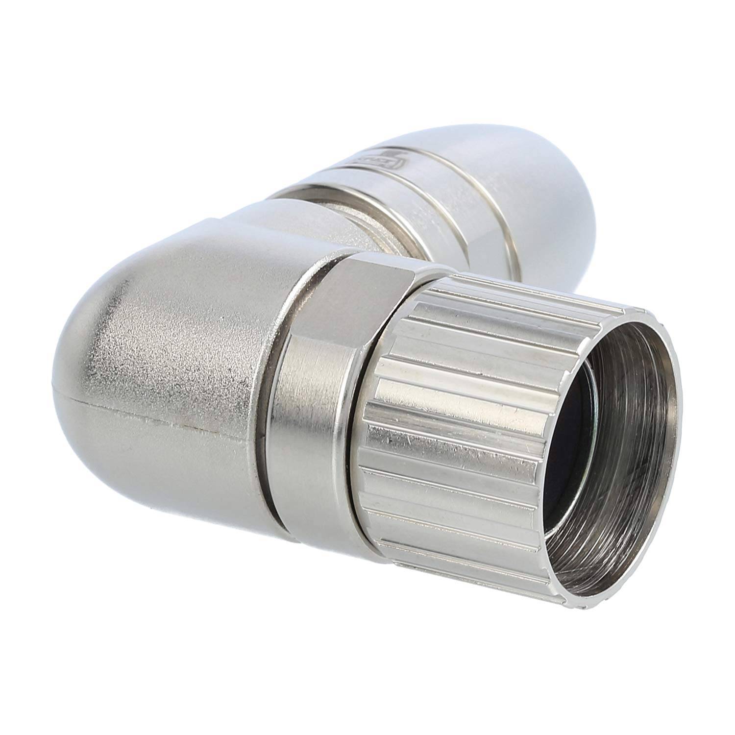 Phoenix Contact M23 RC Kabelsteckverbinder gewinkelt Stift / Buchse Kabelabgang seitlich, Klemmbereich 2,0mm - 10,5mm