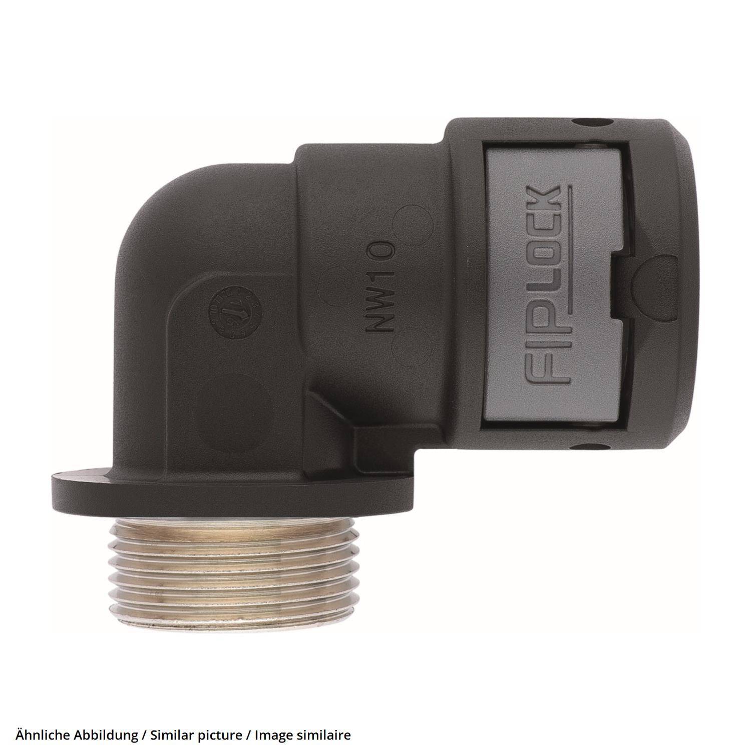 FIPLOCK ONE 90°-B METALL M50X1,5 / 48 BK - 4 Stück