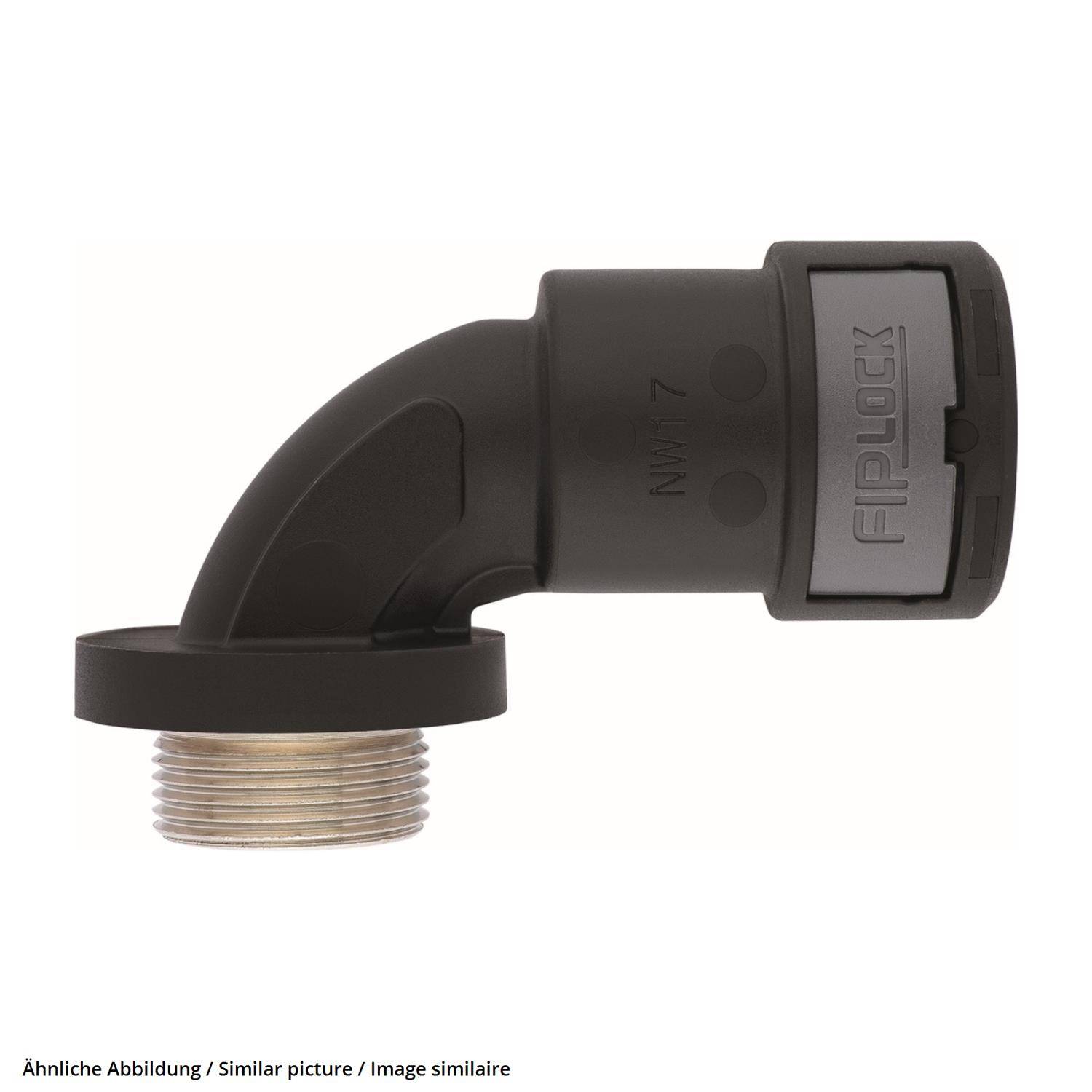 LAPP FIPLOCK ONE 90°-B Metall PG 48 / 48 BK - 4 Stück