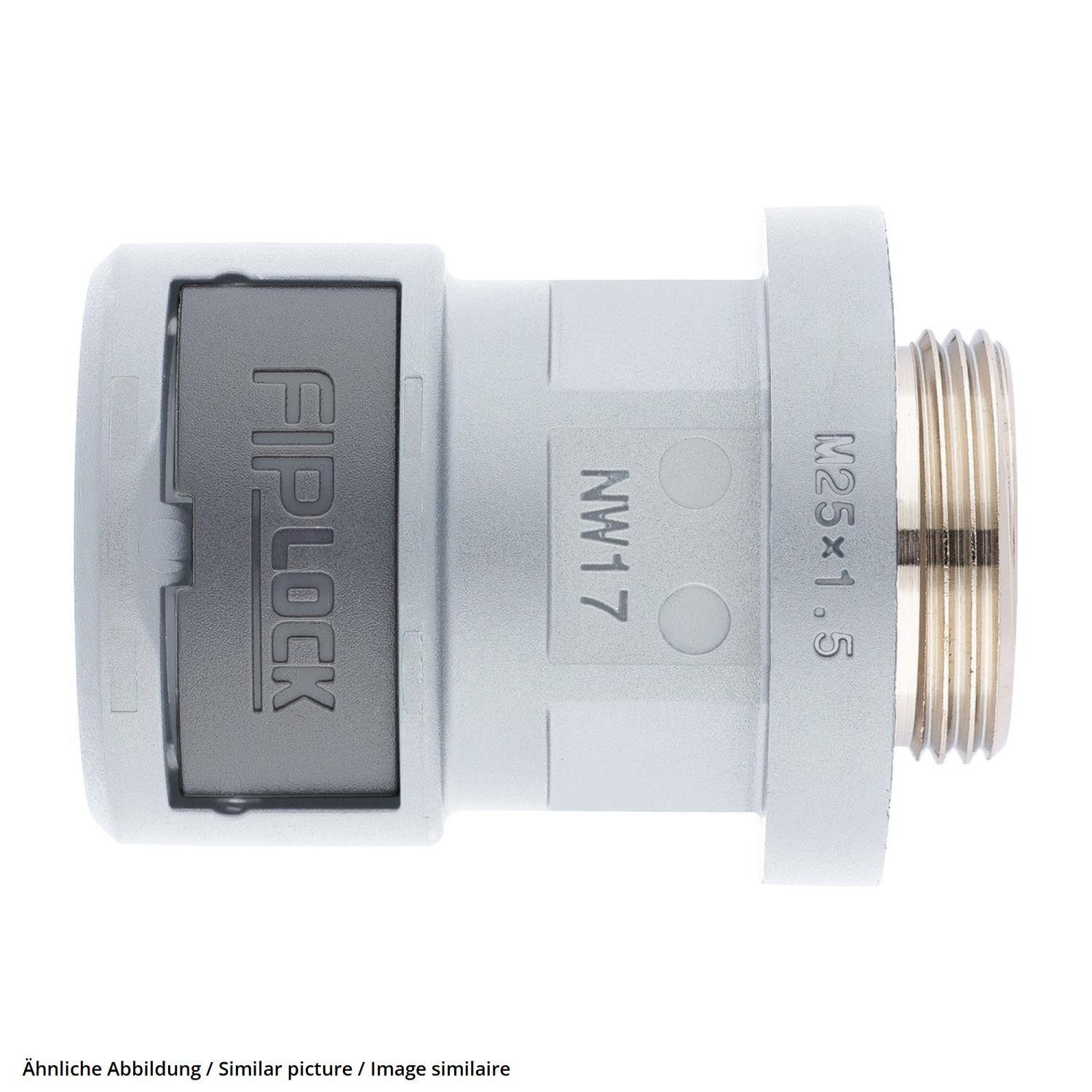 FIPLOCK ONE Metall x L M50x1,5 / 36 GY - 4 Stück