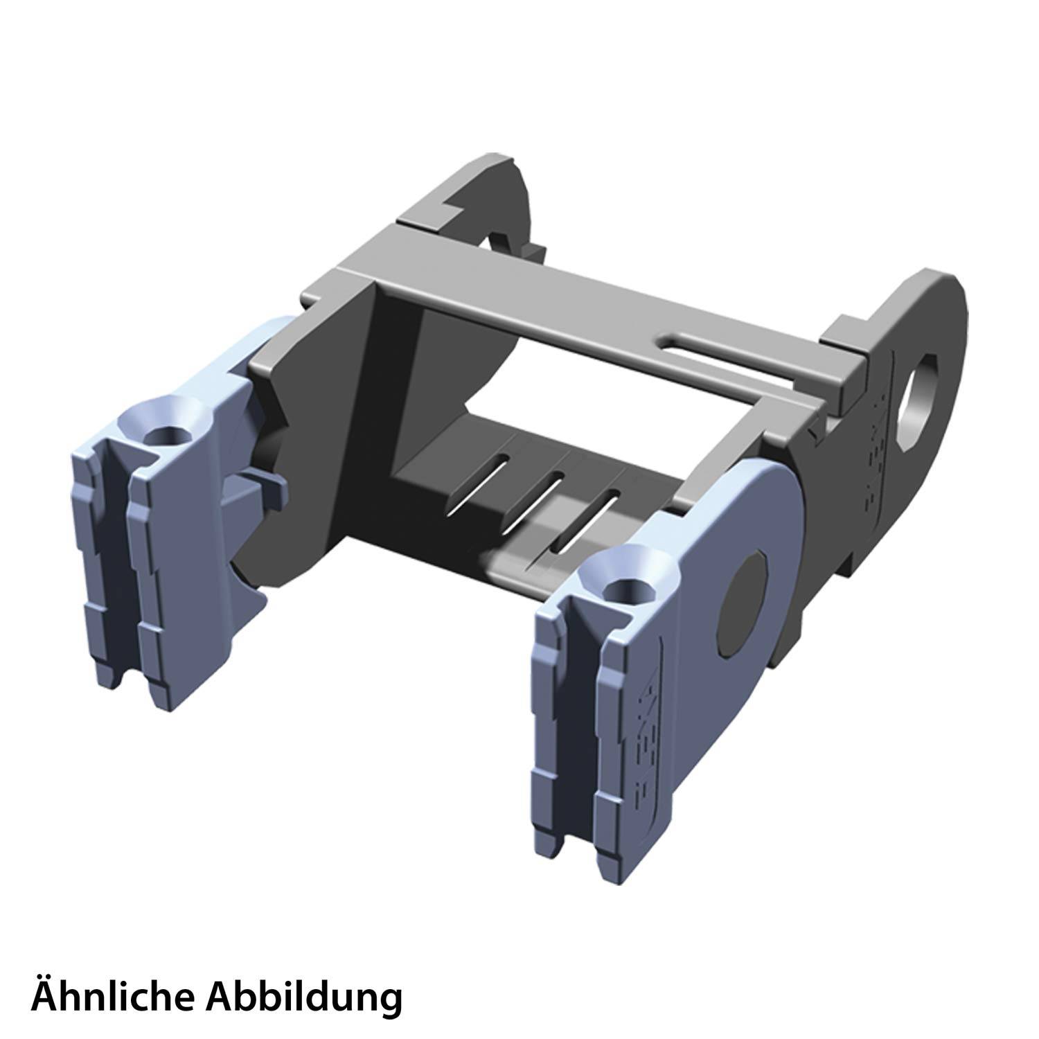 FLEXA PB4-L / mit Bohrung Anschlußlaschen für Serie PL4 achsverlängernde Variante Laschenseite - 1 Stück