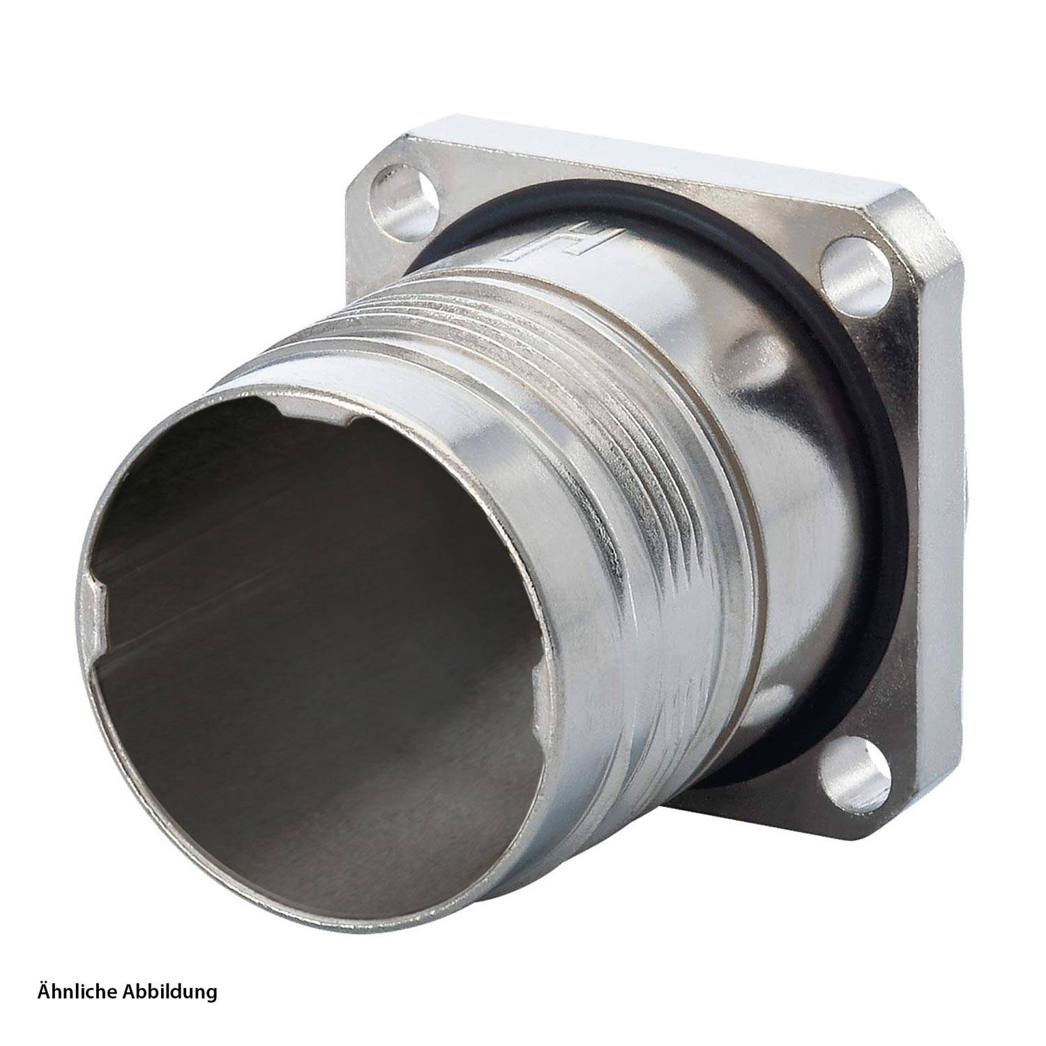 HUMMEL M23 Profinet Gerätesteckverbinder gerade Hinterwand Farbe silber - 5 Stück