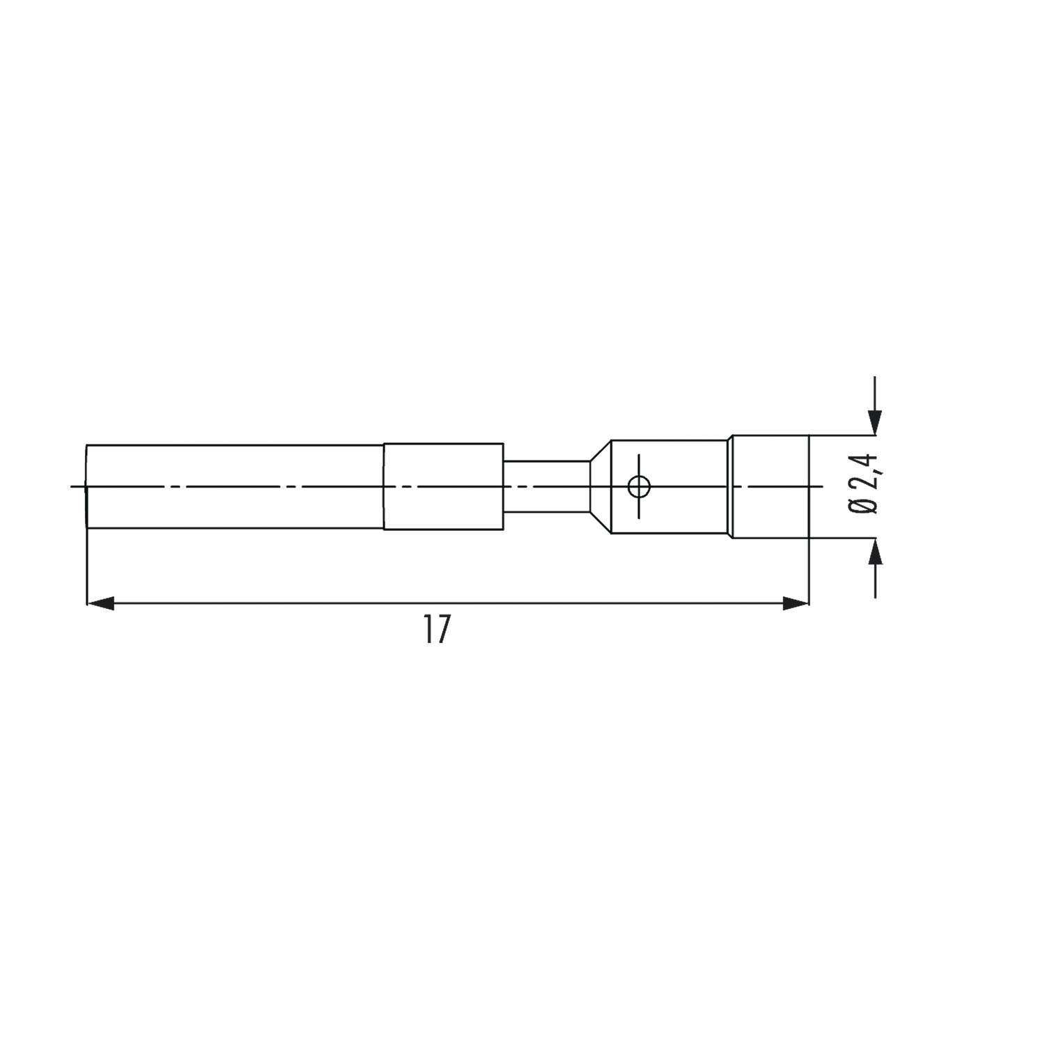 HUMMEL M23 Profinet Signal-Crimpkontakt Kontaktbuchse (F) 1mm² - 1,5mm² AWG18 - AWG16 gold Werkstoff Messing (CuZn) -