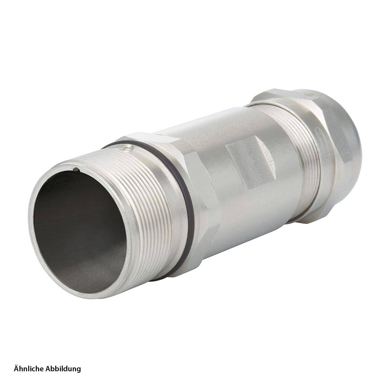 HUMMEL M27 Signal Kupplungssteckverbinder gerade Klemmbereich 7,0mm - 12,0mm Farbe silber - 25 Stück