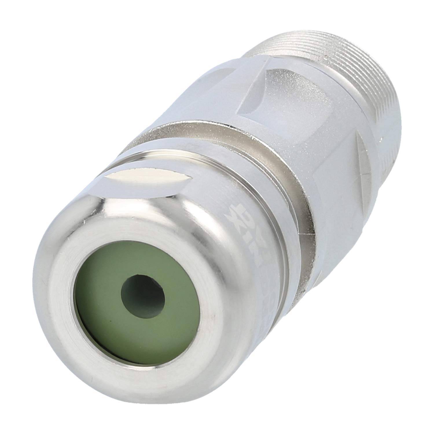 Phoenix Contact M23 RF Kupplungssteckverbinder gerade Stift / Buchse Kabelabgang gerade, Klemmbereich 3,0mm - 13,2mm