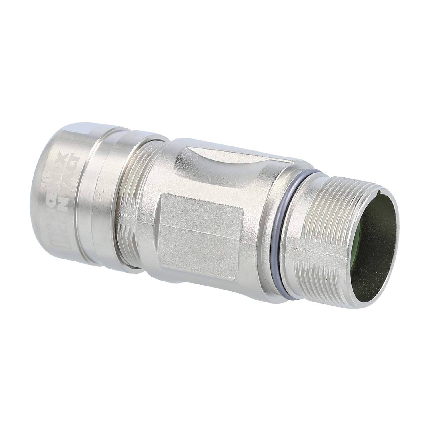 Phoenix Contact M23 RF Kupplungssteckverbinder gerade Stift / Buchse Kabelabgang gerade, Klemmbereich 3,0mm - 13,2mm