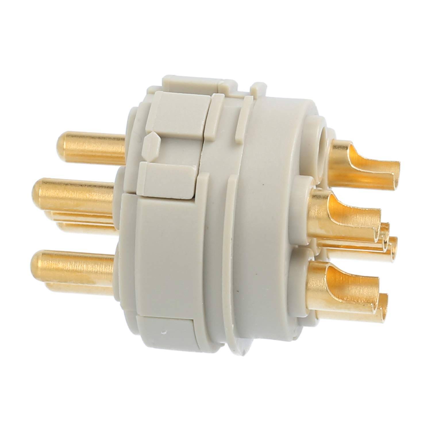 M23 RF Löt-Kontakteinsatz Stift Lötanschluss, Polzahl 6-polig 300V, 20A - 1 Stück