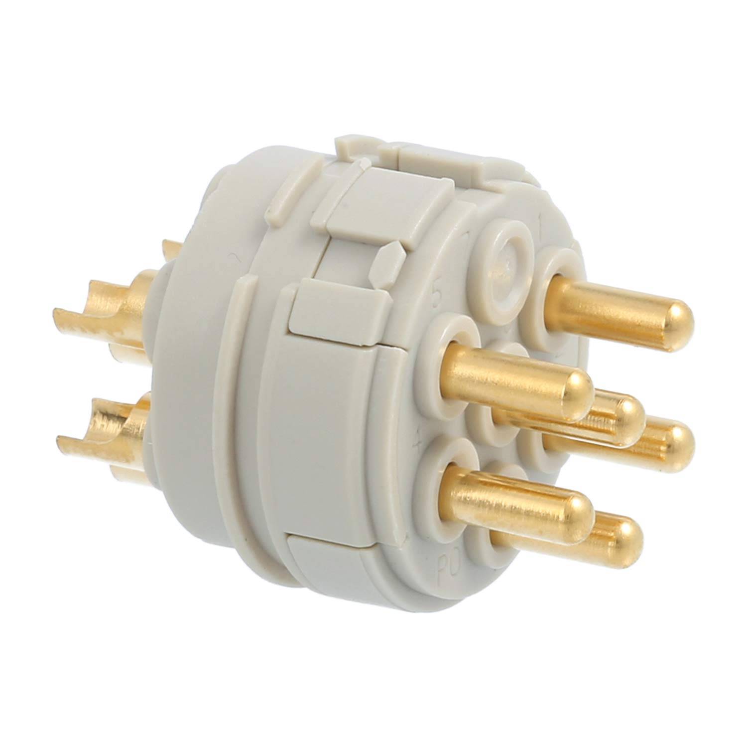 M23 RF Löt-Kontakteinsatz Stift Lötanschluss, Polzahl 6-polig 300V, 20A - 1 Stück