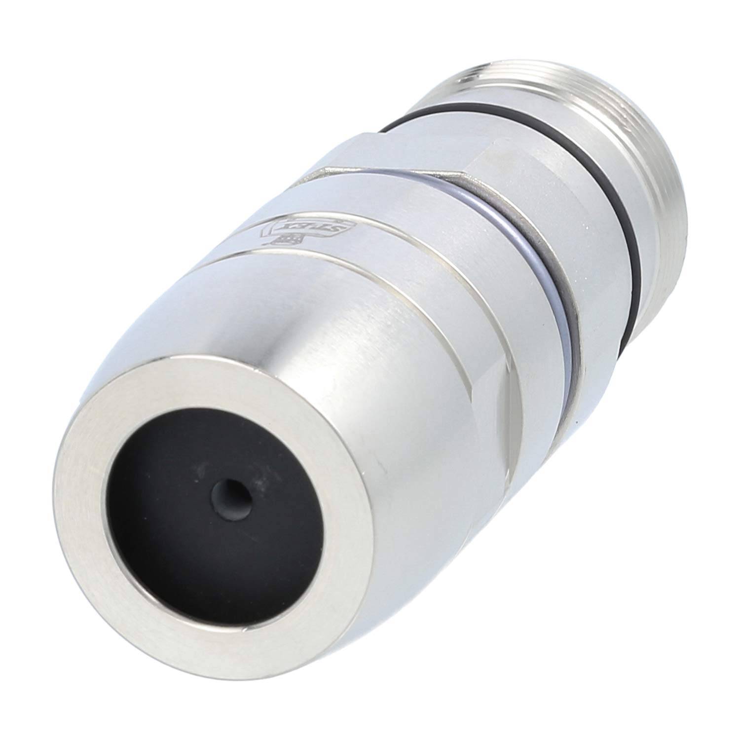 Phoenix Contact M23 UC Kupplungssteckverbinder Kabelabgang gerade, Klemmbereich 14,5mm Farbe silber - 20 Stück